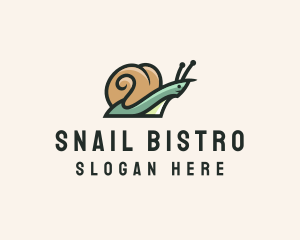 Wild Snail Shell logo design