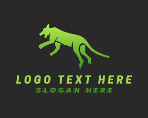 Ecommerce - Pouncing Feline Brand logo design