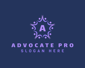 Advocate - Social Group People logo design