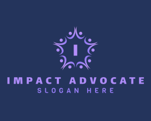 Advocate - Social Group People logo design