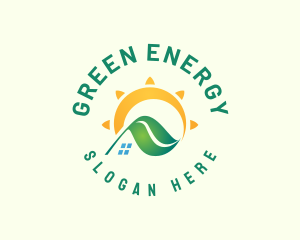 Solar Power Energy logo design