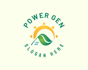 Generator - Solar Power Energy logo design