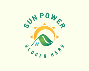 Solar Power Energy logo design