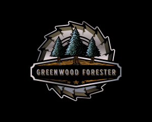 Sawmill Tree Carpentry logo design