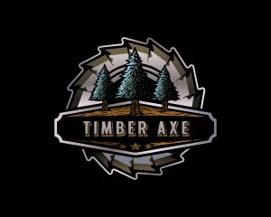 Sawmill Tree Carpentry logo design