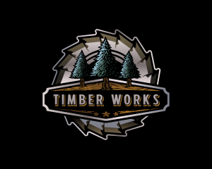 Logger - Sawmill Tree Carpentry logo design