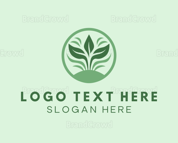 Grass Leaf Gardening Logo