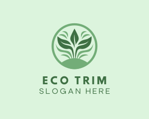 Grass Leaf Gardening logo design