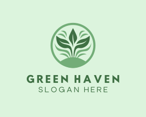 Foliage - Grass Leaf Gardening logo design