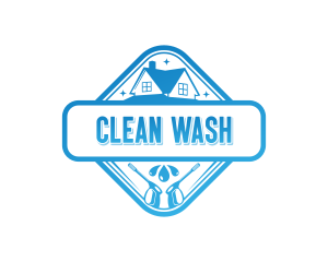 Clean Pressure Washer logo design