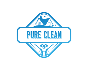 Clean Pressure Washer logo design