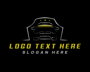 Autodetailing - Auto Car Garage logo design