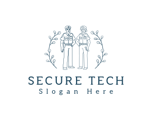Security - Police Security Officers logo design