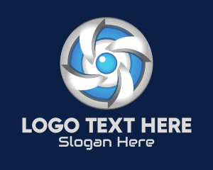 3D Metallic Turbine Logo