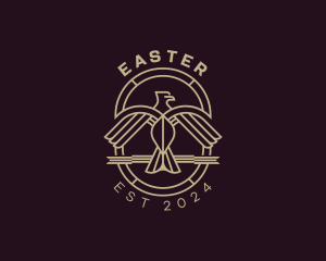 Winged Eagle Crest Logo