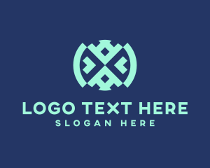 Mayan - Abstract Textile Pattern logo design