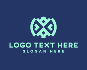 Totem - Abstract Textile Pattern logo design
