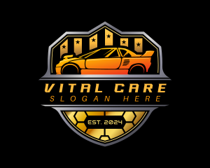 Car Rental - Automotive Car Mechanic logo design
