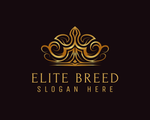 Elite Monarch Tiara logo design