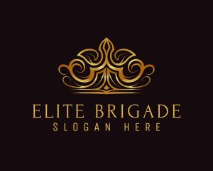 Elite Monarch Tiara logo design