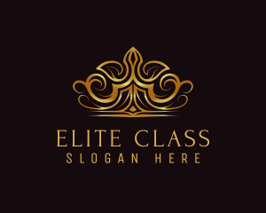 Elite Monarch Tiara logo design