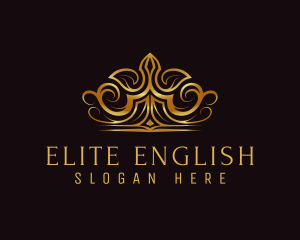 Elite Monarch Tiara logo design