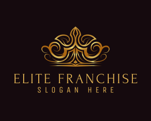 Elite Monarch Tiara logo design