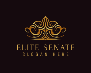 Elite Monarch Tiara logo design