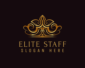 Elite Monarch Tiara logo design