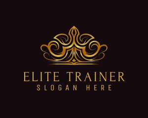 Elite Monarch Tiara logo design