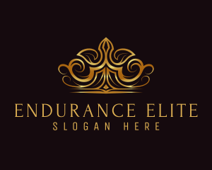 Elite Monarch Tiara logo design