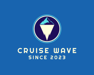 Cruiser - Marine Iceberg Ship logo design