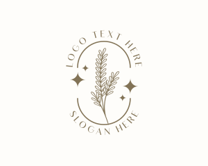 Farm - Botanical Leaf Branch logo design