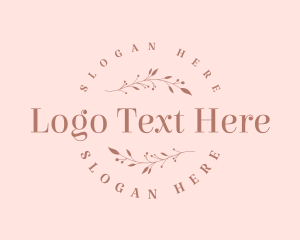 Beauty Wellness Wordmark Logo