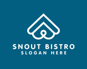 Dog Snout Roof logo design