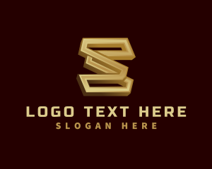 Fabrication - Metal Fabrication Letter S logo design