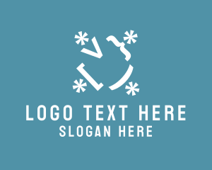 Computing - Developer Code Symbols logo design