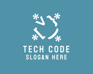 Code - Developer Code Symbols logo design