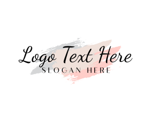 Handwriting - Cosmetics Beauty Wordmark logo design