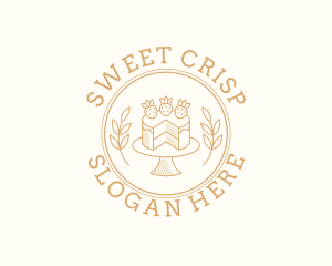 Strawberry Sweet Cake logo design