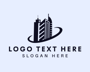 Skyscraper - Condominium Residence Property logo design