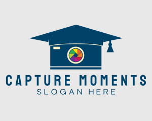 Photo - Graduation Photography Lens logo design