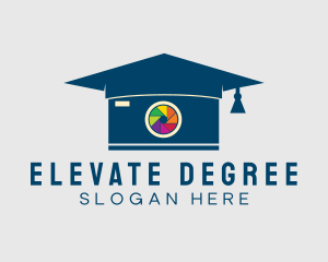 Graduation Photography Lens logo design