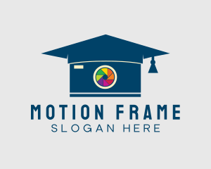 Graduation Photography Lens logo design