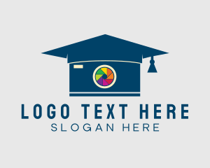 Degree - Graduation Photography Lens logo design