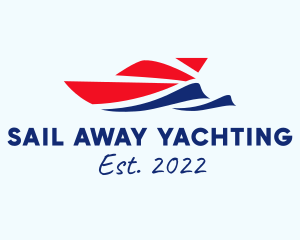 Speedboat Sail Cruiser logo design