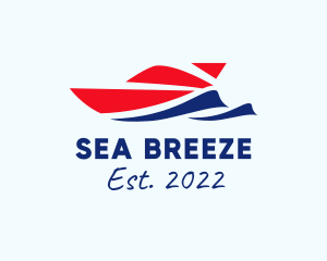 Speedboat Sail Cruiser logo design