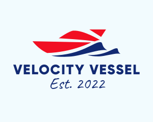 Speedboat - Speedboat Sail Cruiser logo design