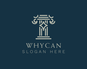 Vc Firm - Ancient Architecture Pillar logo design