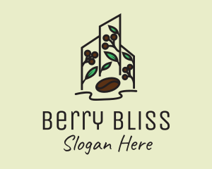 Berries - Berry Cafe Structure logo design